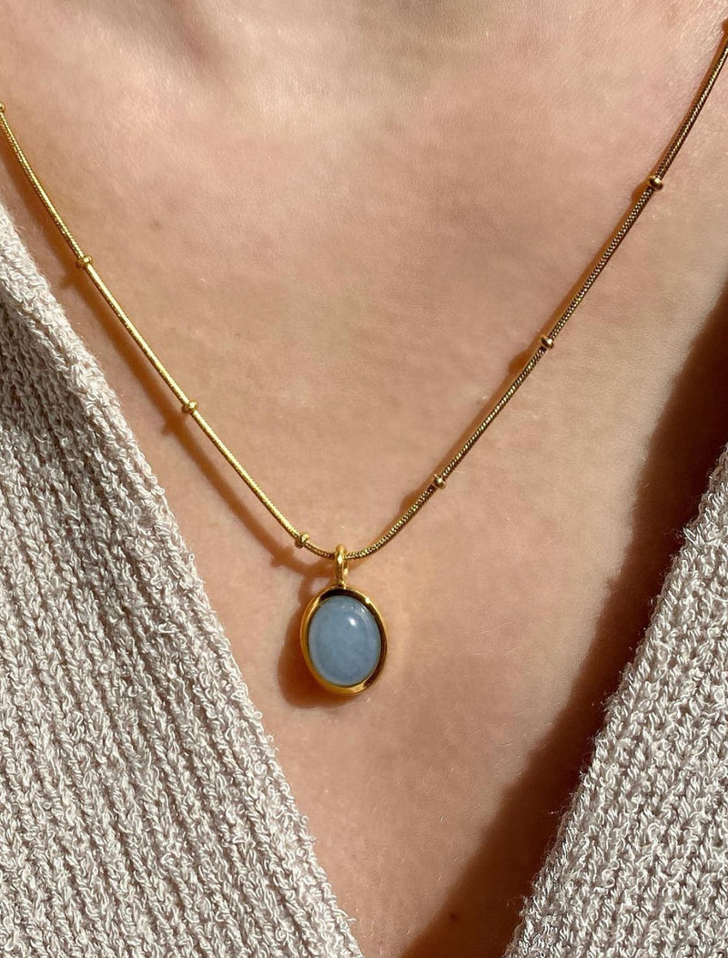 Sofia Aquamarine Necklace