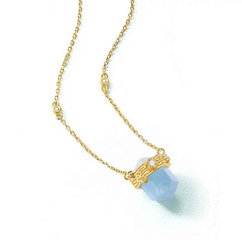 Ethereal Aquamarine Necklace
