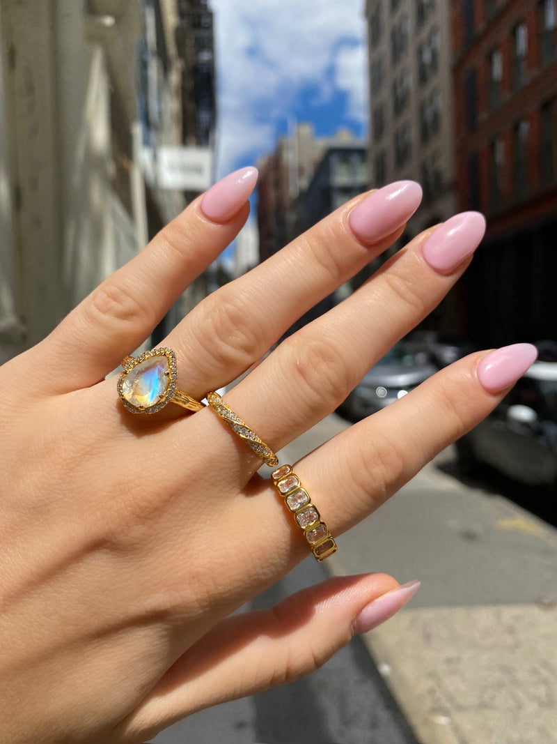 Pacific Moonstone Ring