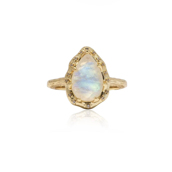 Sprinkled Pacific Moonstone Ring - Intuition & Flow – SOHO MARIE