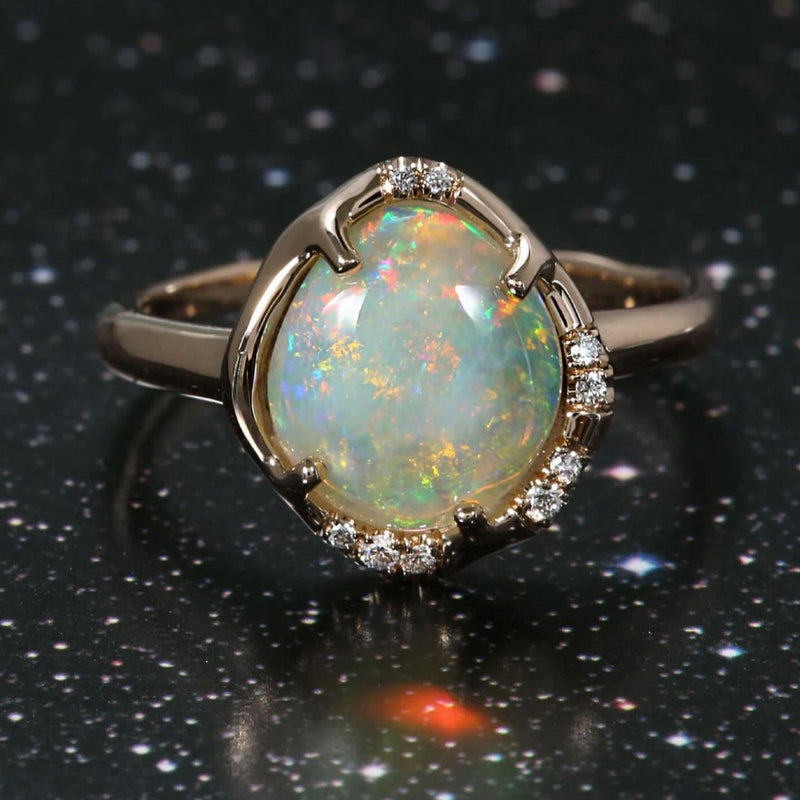 Opal Fire Ring