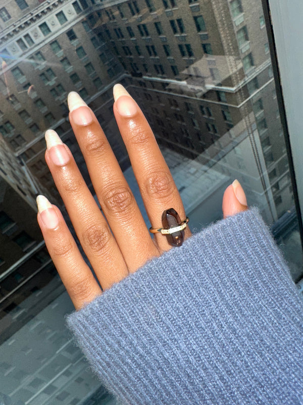 Smoky Brown Quartz Ring