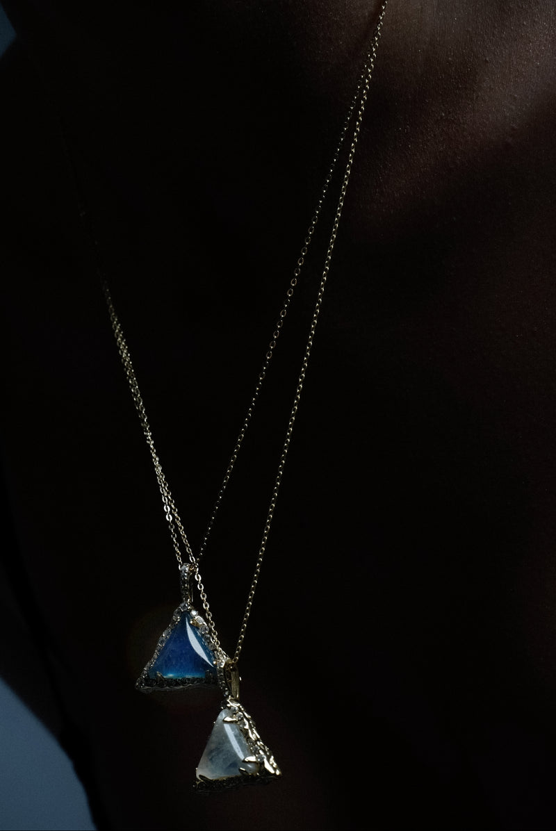 Trilight Moonstone Necklace