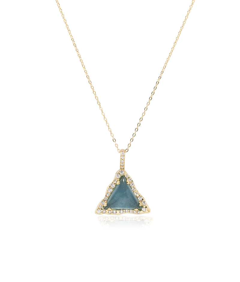Trilight Aquamarine Necklace