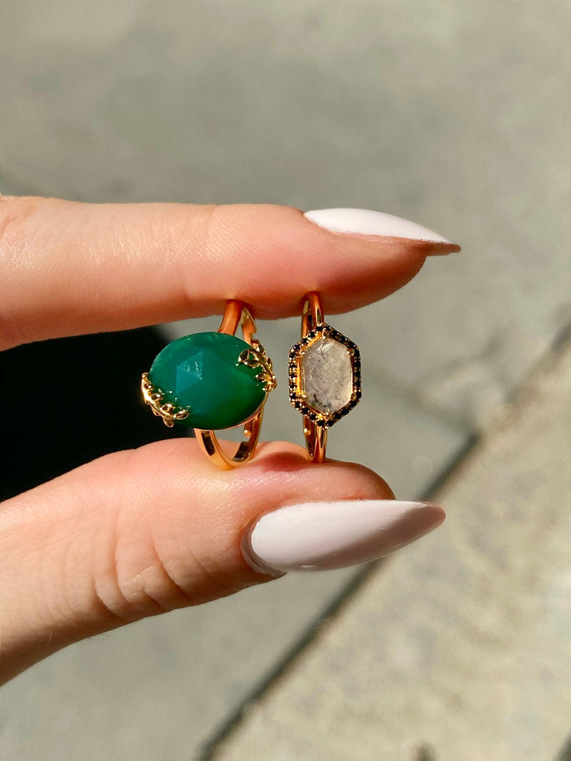 Jade Ring - Adjustable