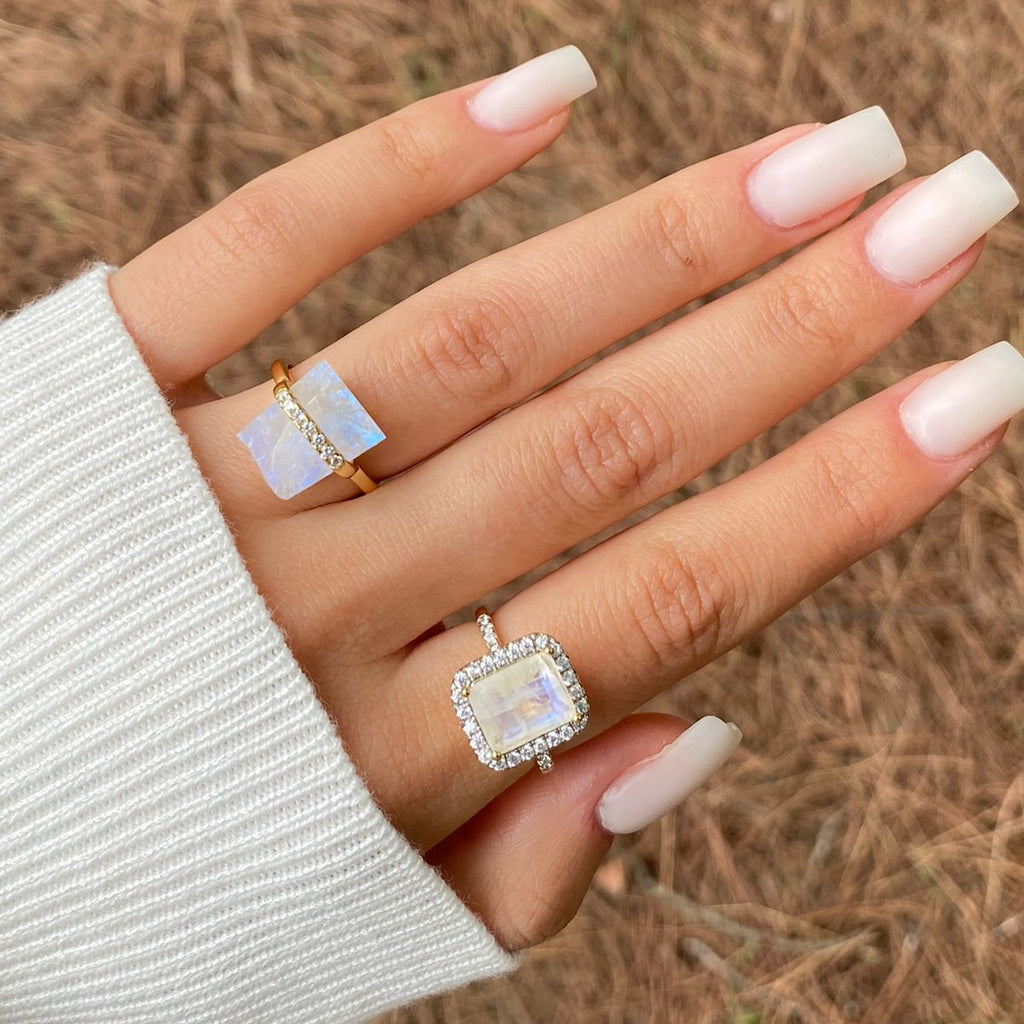 Cosmic Moonstone Ring – SOHO MARIE