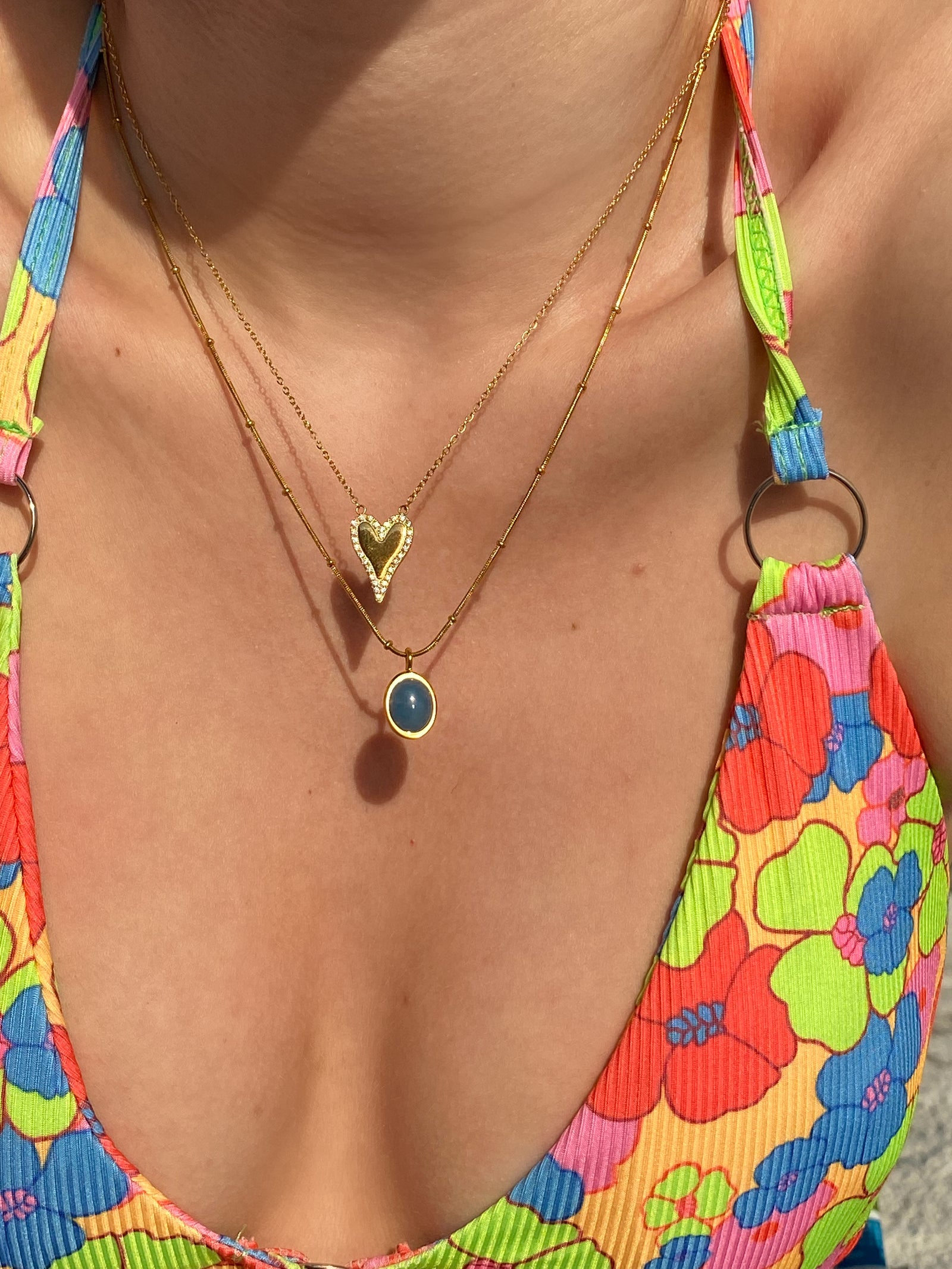 Sofia Aquamarine Necklace – SOHO MARIE