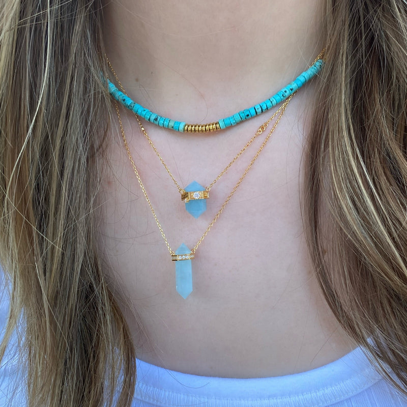 Euphoria Aquamarine Necklace