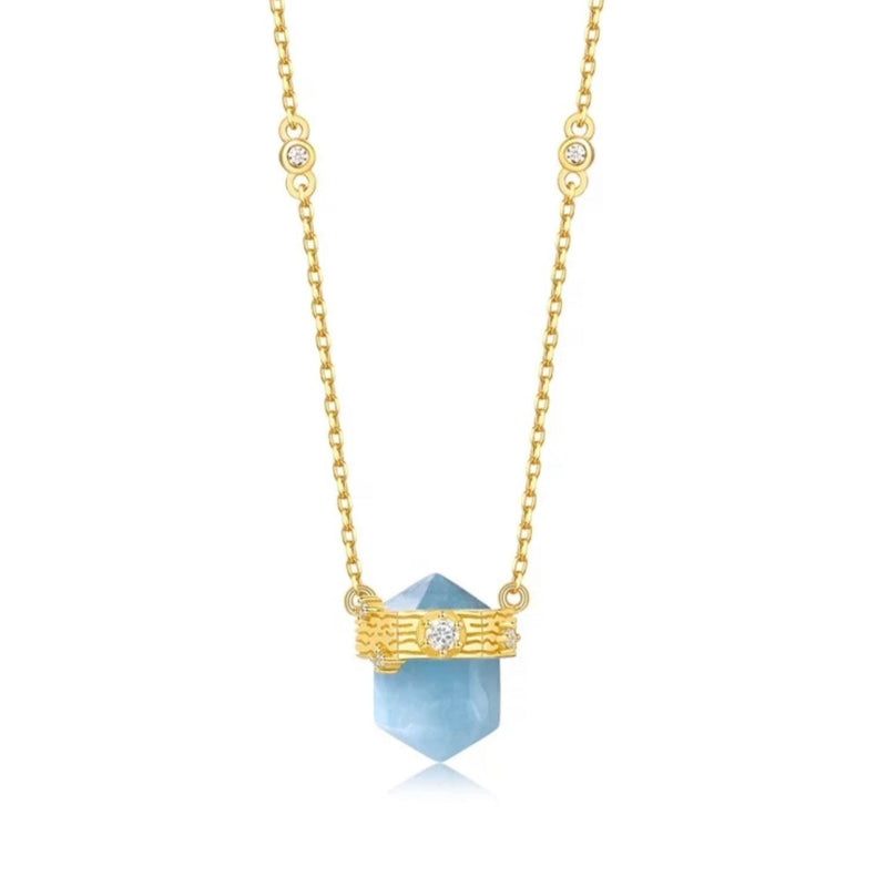 Ethereal Aquamarine Necklace