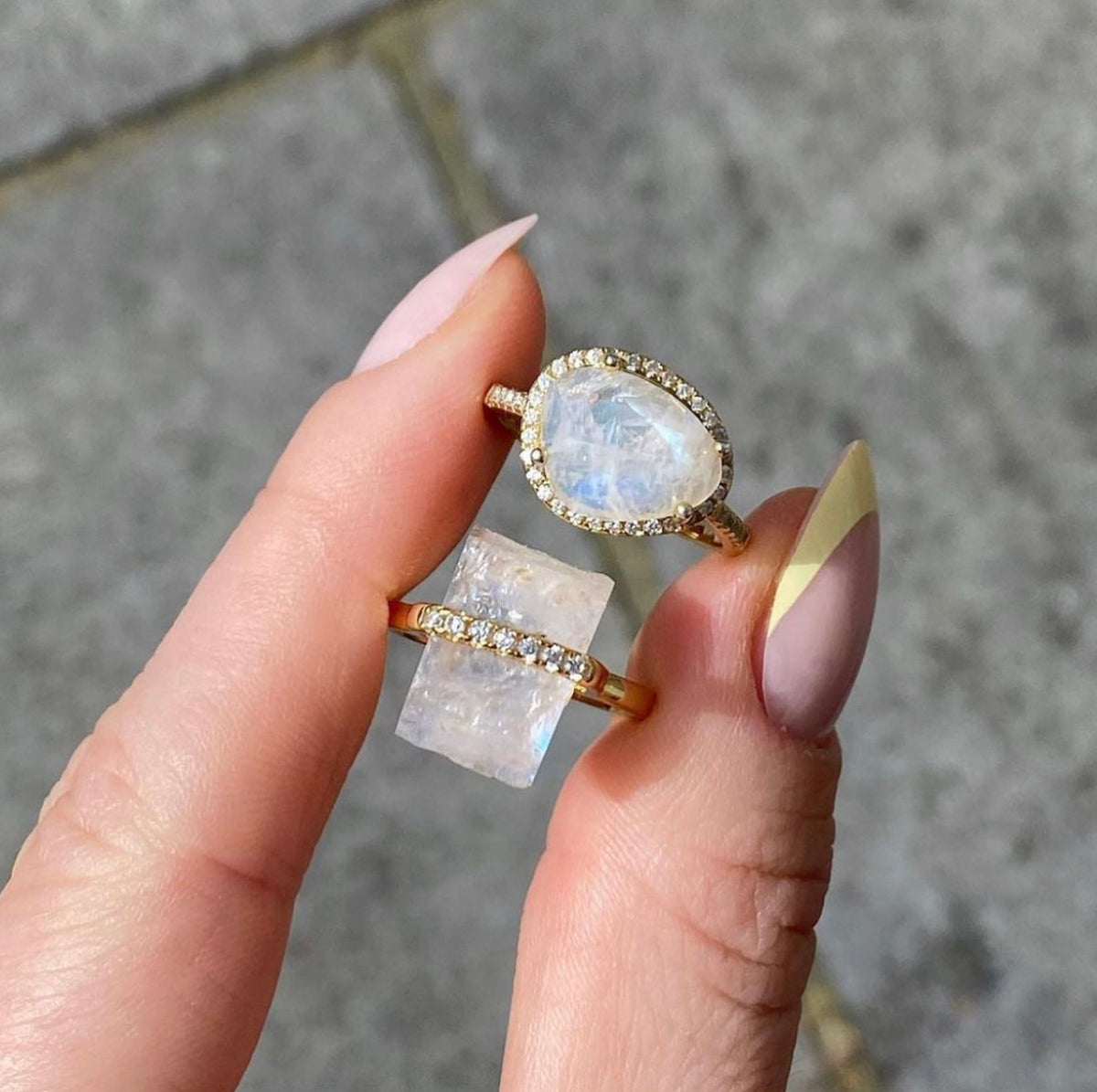 Cosmic Moonstone Ring – SOHO MARIE